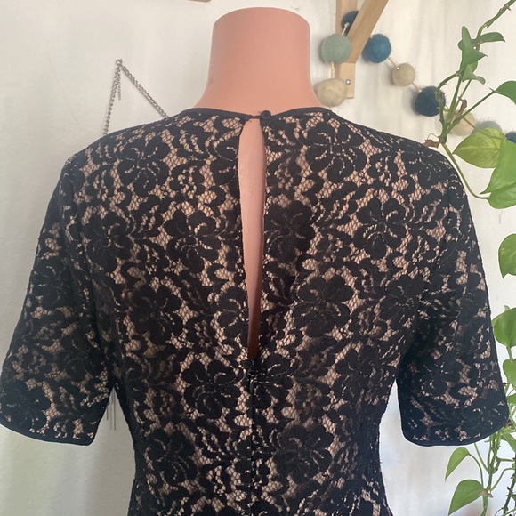 BCBG Haile Black Lace Romper - Picture 7 of 9